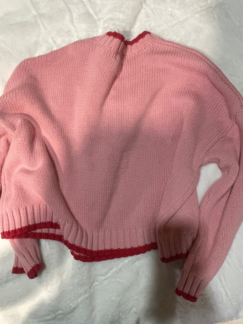 Sincerly Jules Pink Sweater with Red Lettering - 'DUMP HIM' Crewneck - Picture 6 of 7